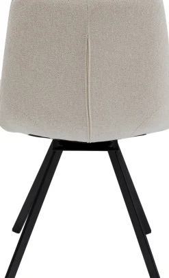 Snurrstol Baron - Off White/Svart - KARE Design