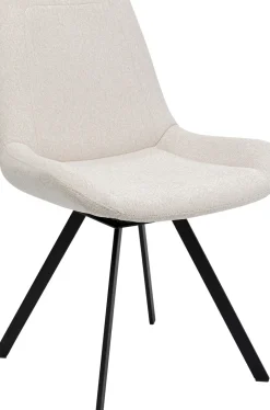 Snurrstol Baron - Off White/Svart - KARE Design
