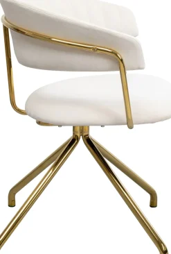 Snurrstol Belle - Sammet Cream - KARE Design