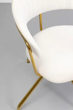 Snurrstol Belle - Sammet Cream - KARE Design