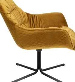 Snurrstol Bristol Gul - KARE Design