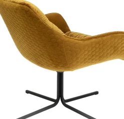 Snurrstol Bristol Gul - KARE Design