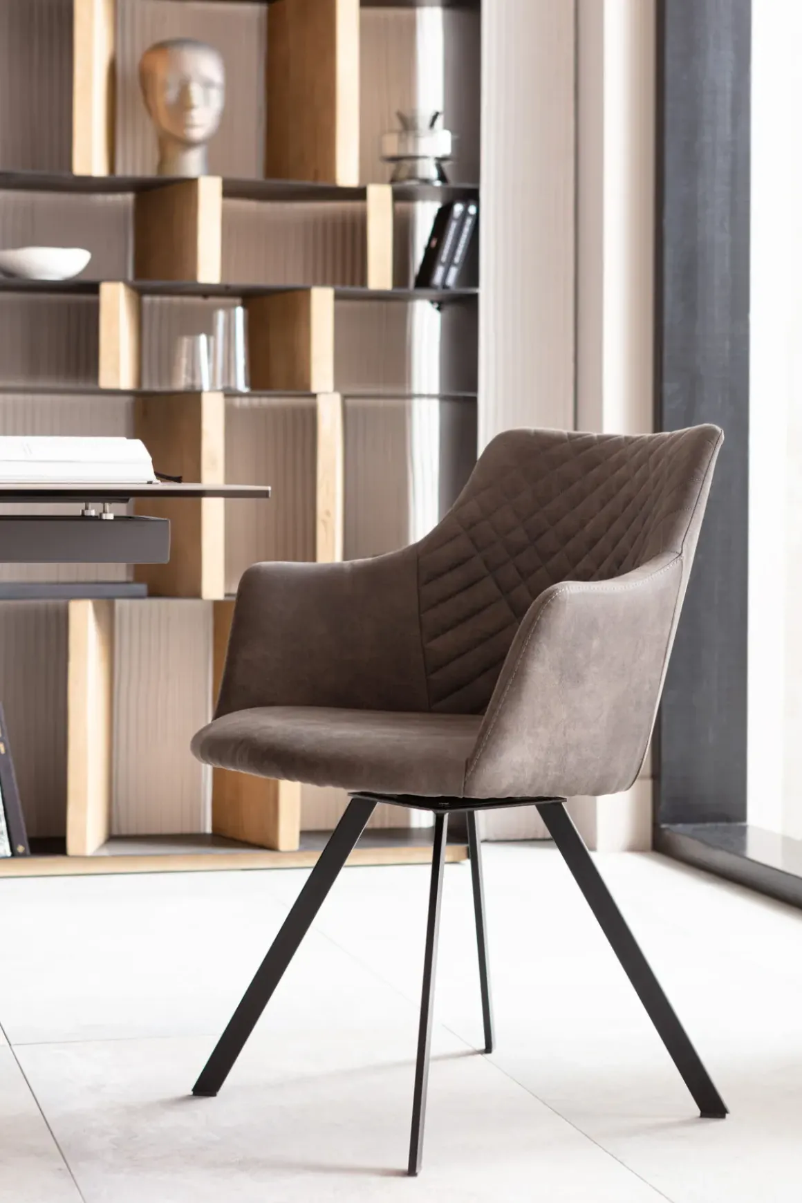 Snurrstol Coco - Mörkgrå - KARE Design