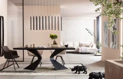 Snurrstol Coco - Mörkgrå - KARE Design
