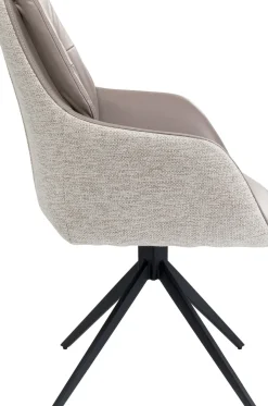 Snurrstol med Armstöd Amira - Greige - KARE Design
