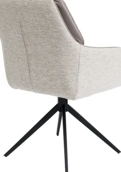 Snurrstol med Armstöd Amira - Greige - KARE Design