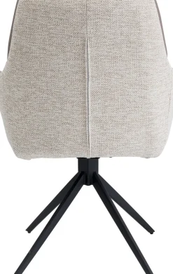 Snurrstol med Armstöd Amira - Greige - KARE Design