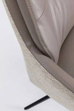 Snurrstol med Armstöd Amira - Greige - KARE Design