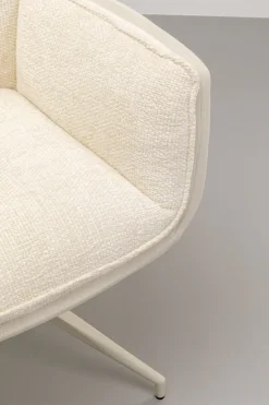 Snurrstol med Armstöd Hilla - Vit - KARE Design