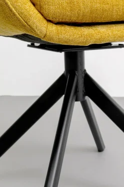 Snurrstol Molly - Gul - KARE Design