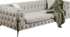 Soffa Bellissima - Beige, 3-Sits - KARE Design