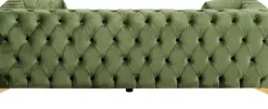 Soffa Bellissima 2-Sits, Sammetsgrön, 200cm - KARE Design
