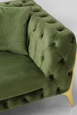 Soffa Bellissima 2-Sits, Sammetsgrön, 200cm - KARE Design