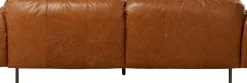 Soffa Calgary - Brun, Läder, 226cm - KARE Design