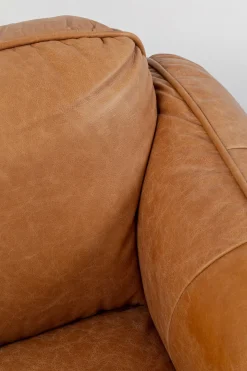 Soffa Calgary Smart - Ljusbrunt Läder, 226cm - KARE Design