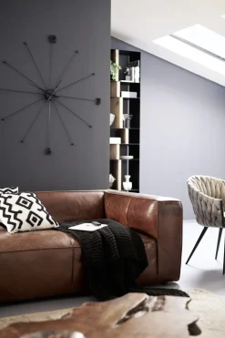 Soffa Cubetto - Brun Läder, 3-Sits - KARE Design