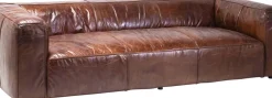 Soffa Cubetto - Brun Läder XL, 3-Sits - KARE Design