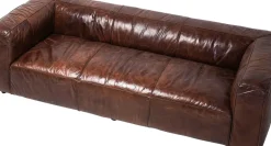 Soffa Cubetto - Brun Läder XL, 3-Sits - KARE Design