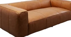Soffa Cubetto Smart  - Ljusbrunt Läder, 220cm - KARE Design