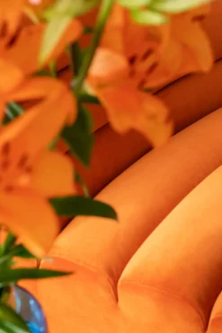 Soffa Del Wave Orange - KARE Design