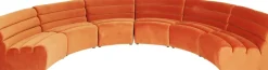 Soffa Del Wave Orange - KARE Design
