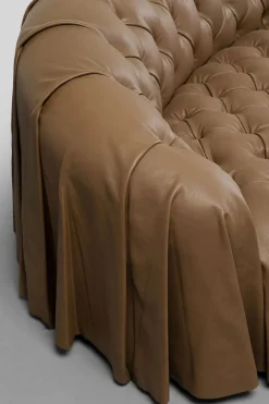 Soffa Drapes - Läder, 226cm - KARE Design