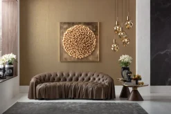 Soffa Drapes - Läder, 226cm - KARE Design