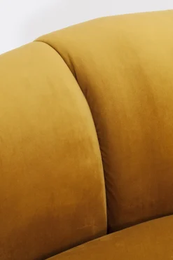 Soffa Dschinn - Bärnsten Sammet, 3-Sits - KARE Design