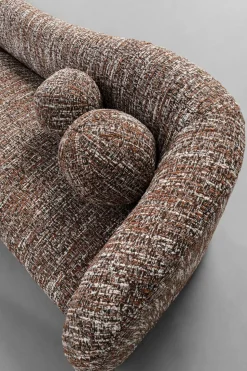 Soffa Livia - Melange Brown 3-sits - KARE Design