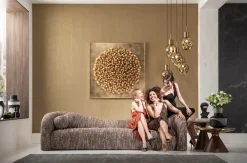 Soffa Livia - Melange Brown 3-sits - KARE Design