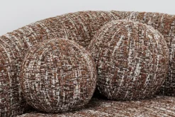 Soffa Livia Melange - Brun, 201cm - KARE Design