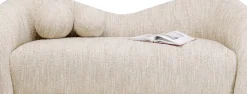 Soffa  Livia Melange - Cream, 201cm - KARE Design