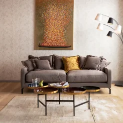 Soffa Lullaby 2-sits Taupe - KARE Design