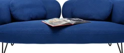 Soffa Peppo 2-Sits - Blå, 182cm - KARE Design