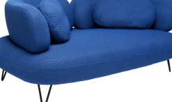 Soffa Peppo 2-Sits - Blå, 182cm - KARE Design