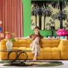 Soffa Salamanca - 3-sits, Gul, 240cm - KARE Design
