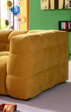 Soffa Salamanca - 3-sits, Gul, 240cm - KARE Design