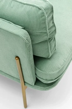 Soffa Shirly - Mintgrön, 3-Sits - KARE Design