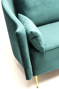 Soffa Vegas Forever- Blågrön, 3-Sits - KARE Design