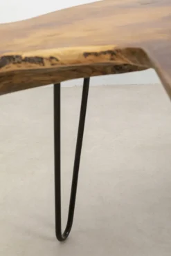 Soffbord Aspen - Bord i Rustikt Mörkt Trä, 100x60cm - KARE Design