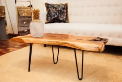 Soffbord Aspen - Bord i Rustikt Trä, 106x41cm - KARE Design