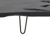 Soffbord Aspen - Svart Bord i Rustikt Trä, 100x40cm - KARE Design
