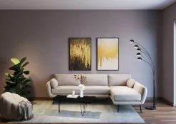 Soffbord Aspen - Svart Bord i Rustikt Trä, 100x40cm - KARE Design