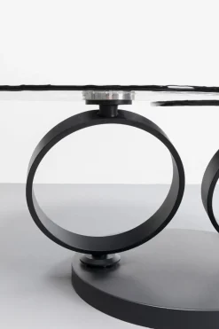 Soffbord Beverly Bubble - Svart, 133x80cm - KARE Design