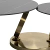 Soffbord Beverly - Guld, 133x80cm - KARE Design
