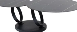 Soffbord Beverly - Svart, 133x80cm - KARE Design