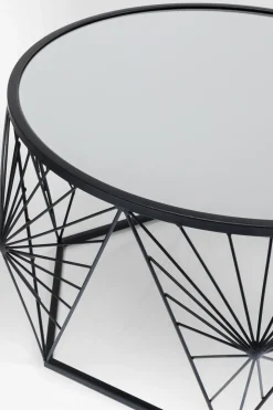 Soffbord Cobweb - Svart/Glas, Set med 2 Bord - KARE Design