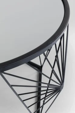 Soffbord Cobweb - Svart/Glas, Set med 2 Bord - KARE Design