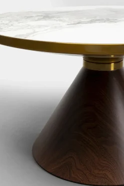 Soffbord Cono - Keramik Ø70cm - KARE Design