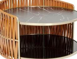 Soffbord Copper, Ø86cm - KARE Design